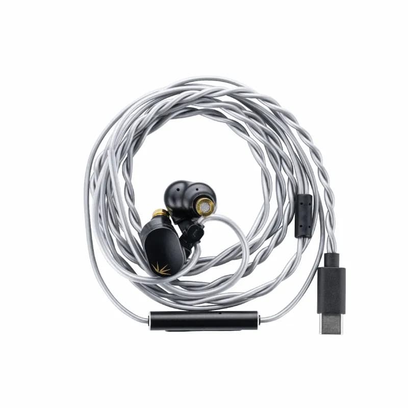 Écouteurs intra-auriculaires MOONDROP CHU II DSP haute performance avec transducteur dynamique USB-C