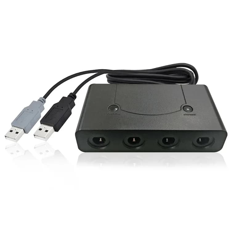 Convertisseur de jeu 4 Ports pour contrôleur GameCube GC, adaptateur USB pour nintendo Switch NGC/Wi