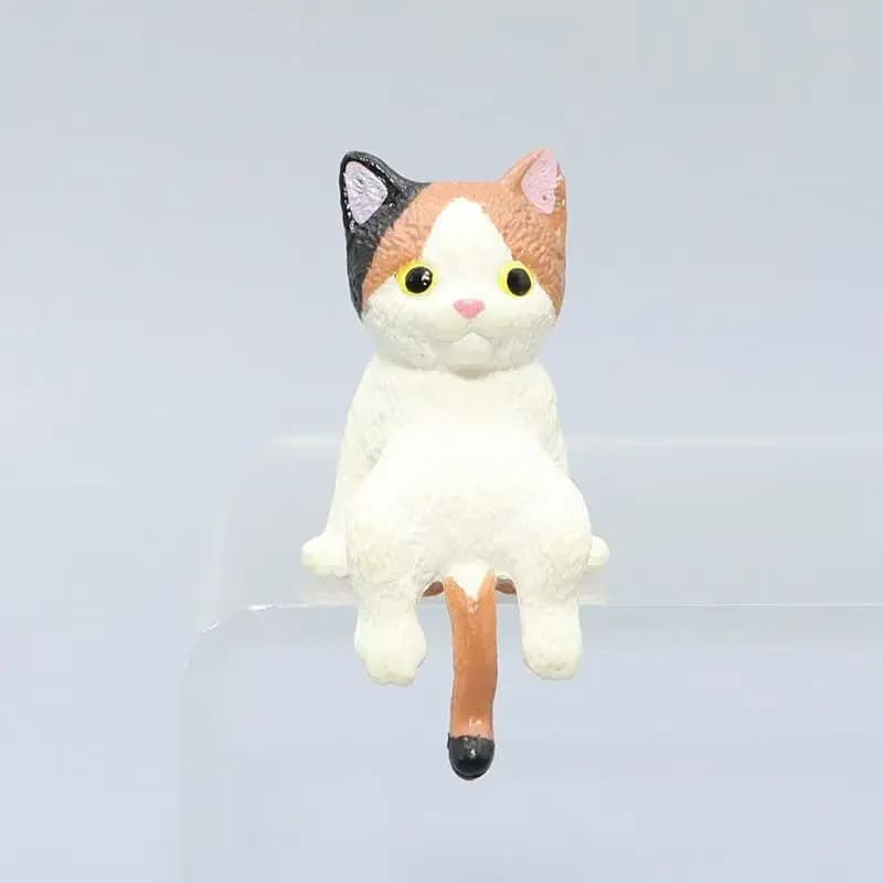 Ornements miniatures de chat de bord de bricolage, figurine de chaton d'Auckland, résine de simulati