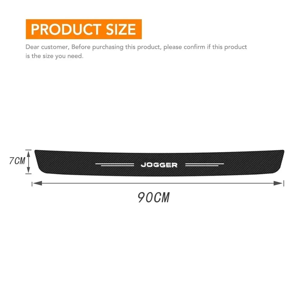 Bandes de protection de seuil de porte pour Dacia Jogger, autocollants de protection de pare-chocs d
