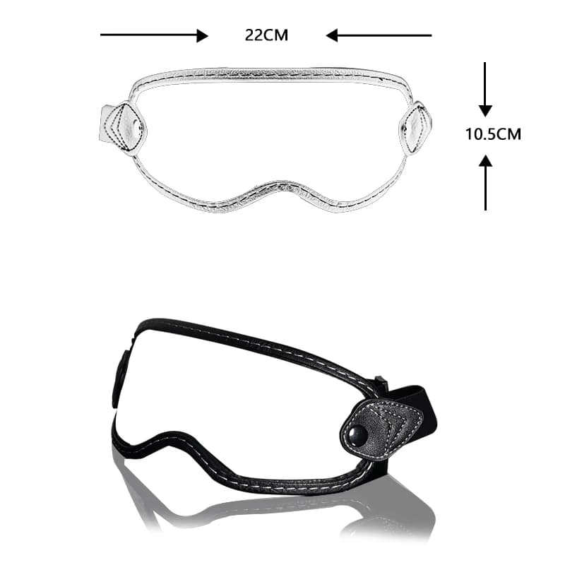 ORZ-Casque de Moto Rétro avec Lunettes, Quatre 3/4, Bulle Visage Complet, Toutes Saisons, Semi-Couve