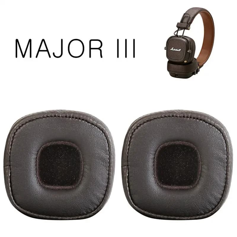 Coussinets d'oreille de remplacement pour casque Marshall MAJOR 3 filaire / Bluetooth