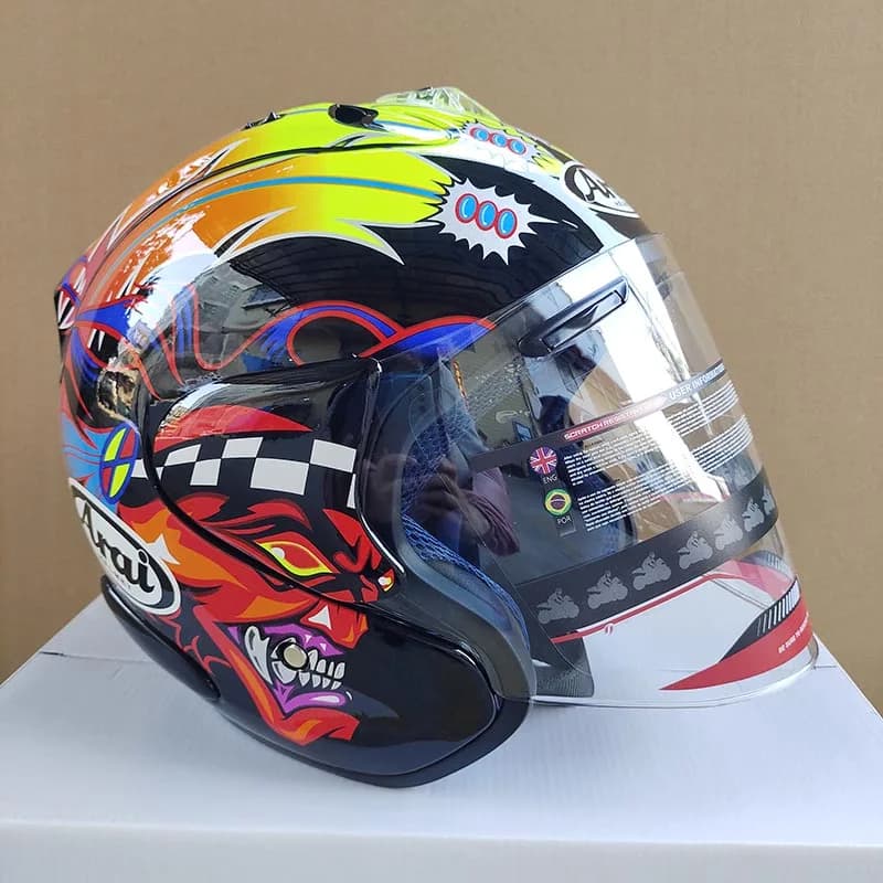 Casque ouvert SZ RAM Russel 3/4, casque de course tout-terrain, casque de motocross, casque de moto