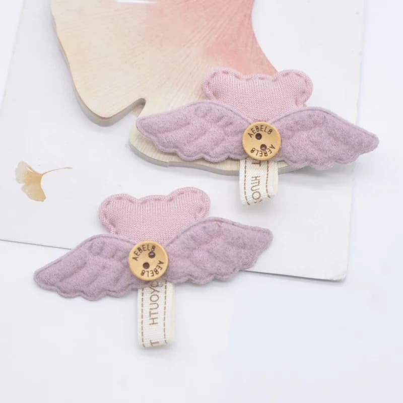 Aile brodée tête de souris 5.8x4cm, 10 pièces, pour vêtements, chapeau, chaussures, chaussettes, gan