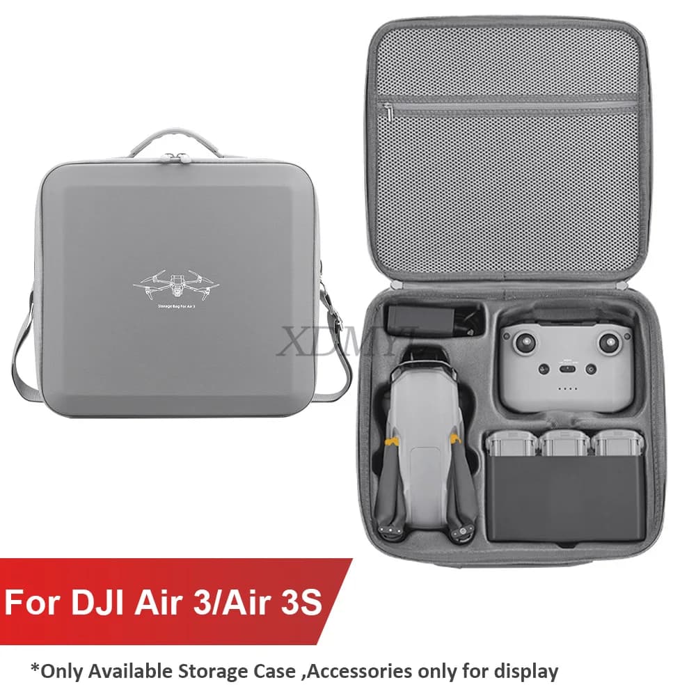 Valise de protection rigide pour DJI Air 3/Air 3S RC 2/RC SEE/RC N3, sac de transport, accessoire po