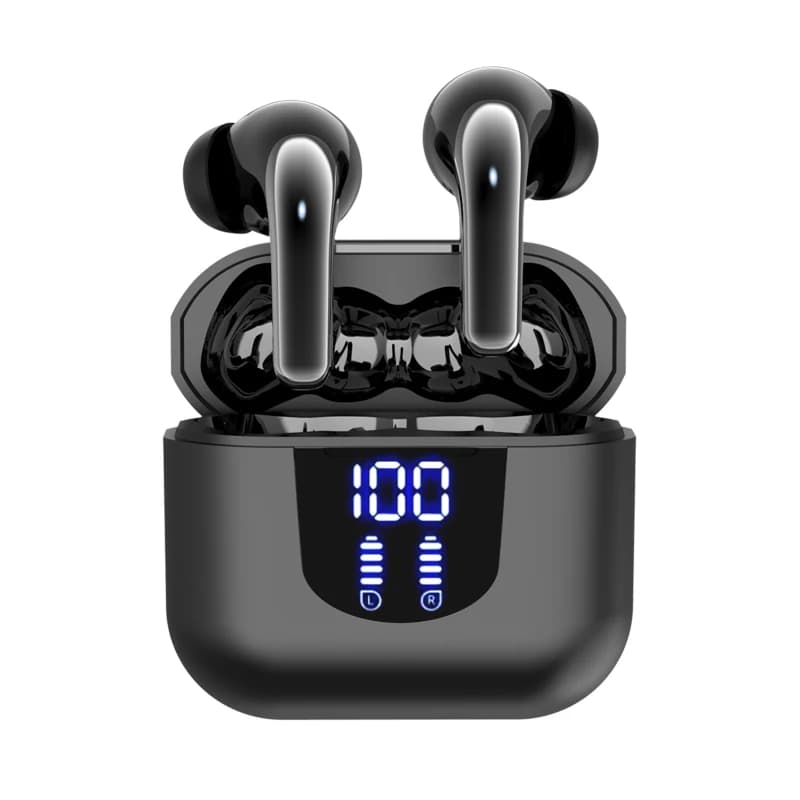 Écouteurs True Wireless Earbuds 60H Playback Ear Buds avec étui de chargement sans fil Écouteurs int