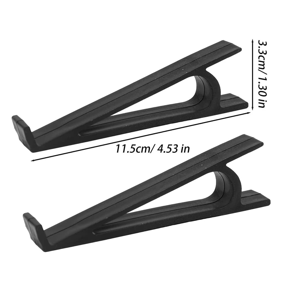 1 Paire de Supports de Clavier Portables - Design Incliné Ergonomique, Base Antidérapante, Plateau R