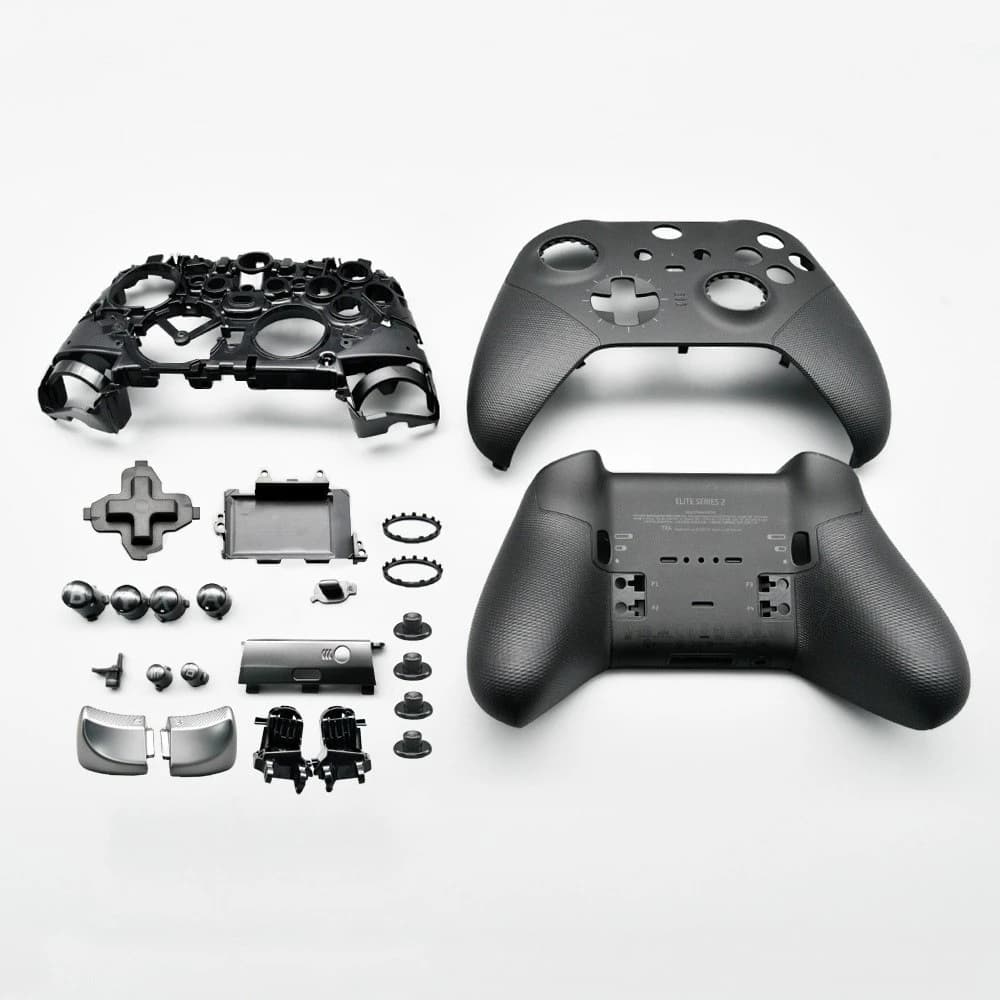 Coque de boîtier pour contrôleur Xbox Elite série 2, ensemble complet de boutons de plaques frontale