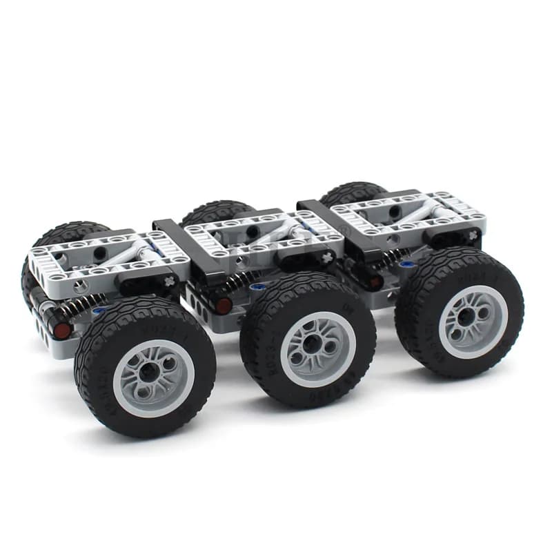 Ensemble de roues de voiture MOC de haute technologie, bloc de construction, bricolage, goupille tec