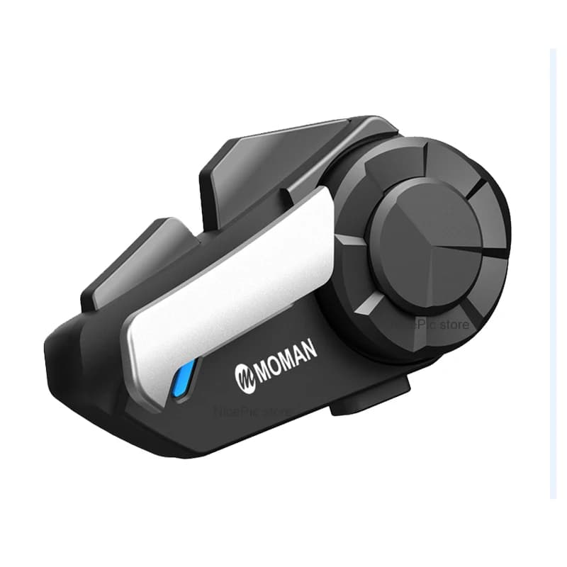 Casque de moto avec interphone Bluetooth MOMAN H2S, casque Bluetooth pour motard, interphone sans fi