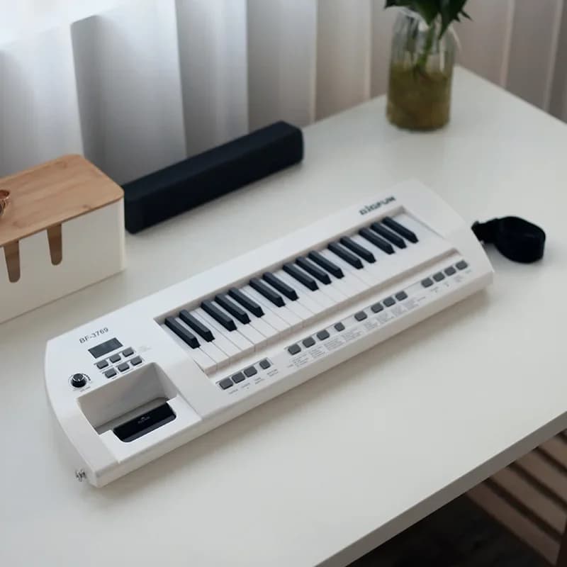 Guitare électronique Piano Mini clavier 37 touches rechargeables enfants clavier électronique Instru