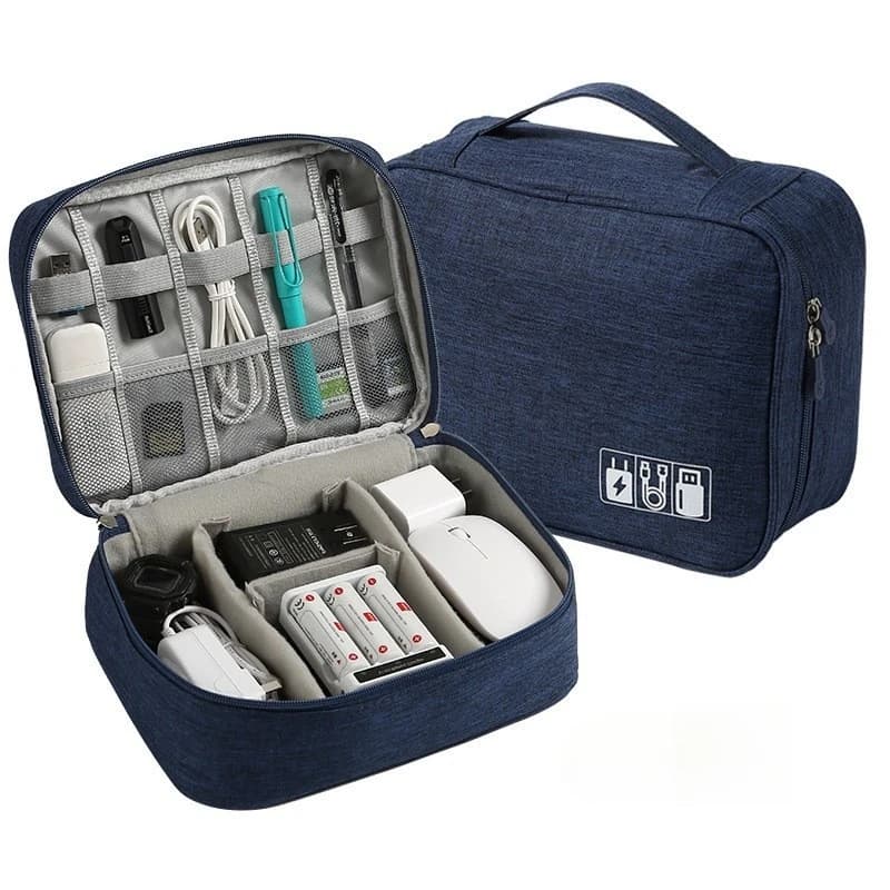 Sac de rangement étanche pour câble électronique numérique, ligne de données USB portable, prise de