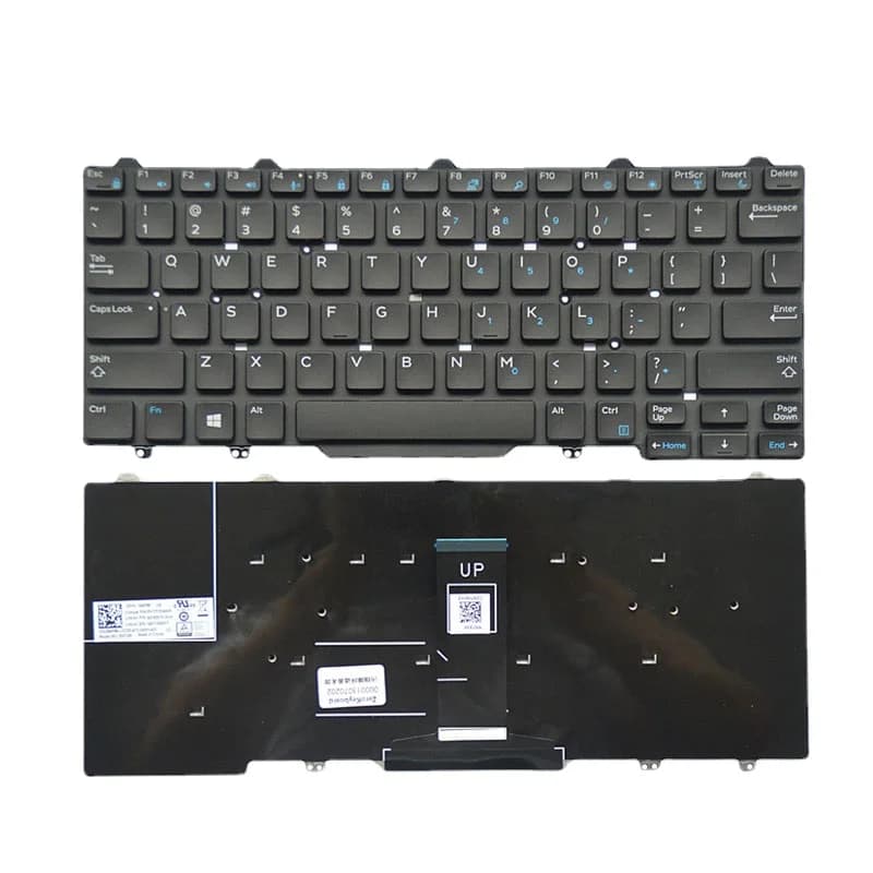 Clavier de remplacement pour ordinateur portable Dell Latitude E5450, E5470, E7450, E7470, 7480, 749