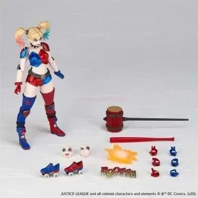 Figurine articulée Harley Quinn 15 cm Yamaguchi, modèle Harleen Quinzel en PVC, jouet de collection