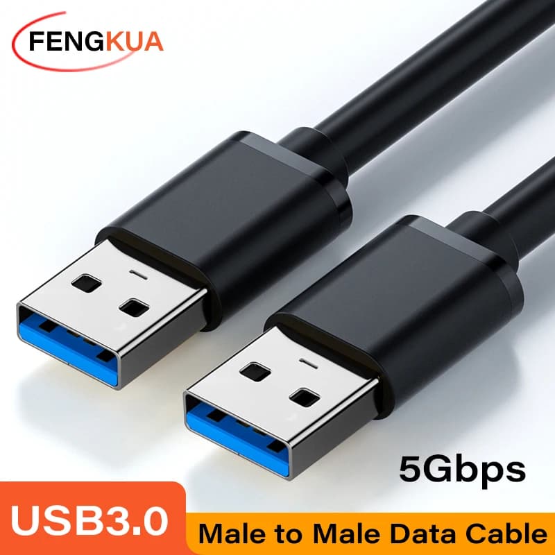 Câble d'extension USB 3.0 USB mâle à mâle 5Gbps câble de données de Transmission rapide USB3.0 pour