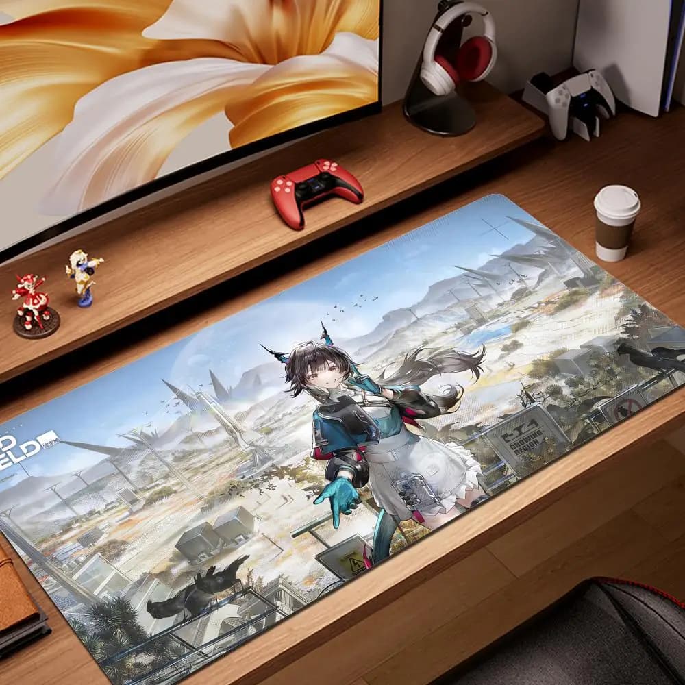 Nouveau tapis de souris de jeu Arknights Endfield XXL, grand tapis de clavier haut de gamme pour gam