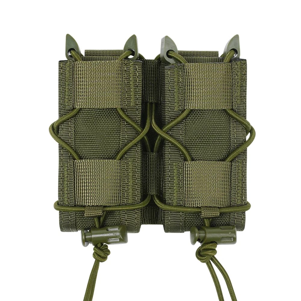 Pochette pour pistolet à Double/Triple pile de 9mm, étui Molle Mag pour lampe de poche de chasse, po