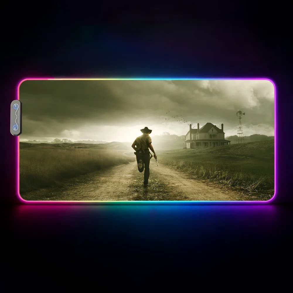 Tapis de souris Class TV series The Walking Dead, tapis antidérapant pour bureau, chambre à coucher,