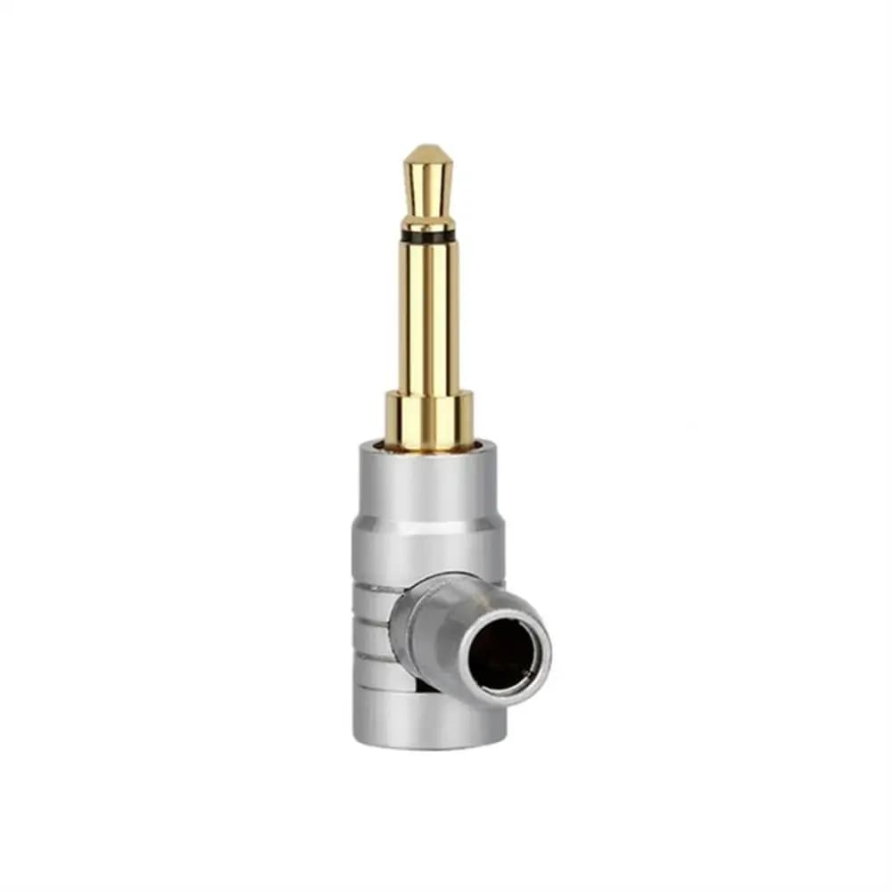 Connecteur de prise audio de type L résistant à 90 degrés, adaptateur de prise de téléphone de sauna