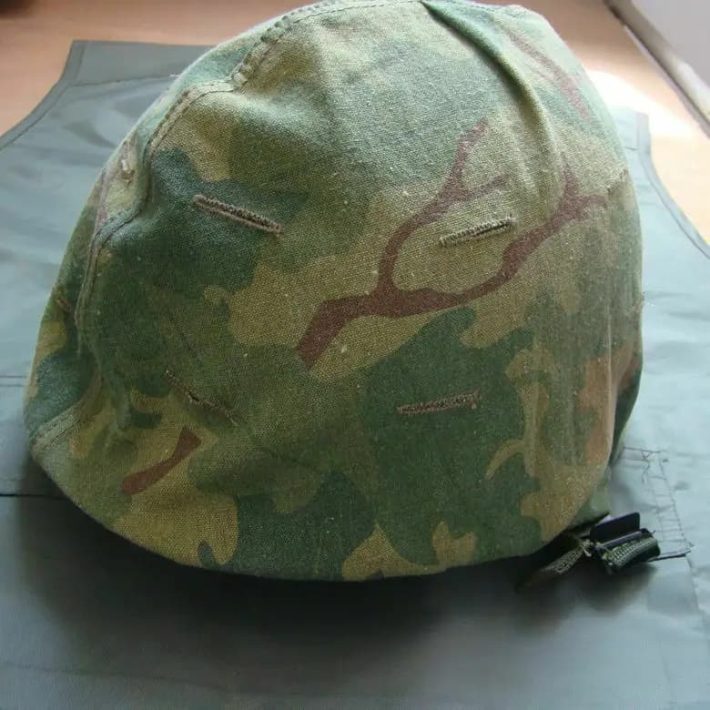 . VIETNAM WAR US ARMY-Juste de casque Dallas, Mitchell, Camuflange, Splinter réversible