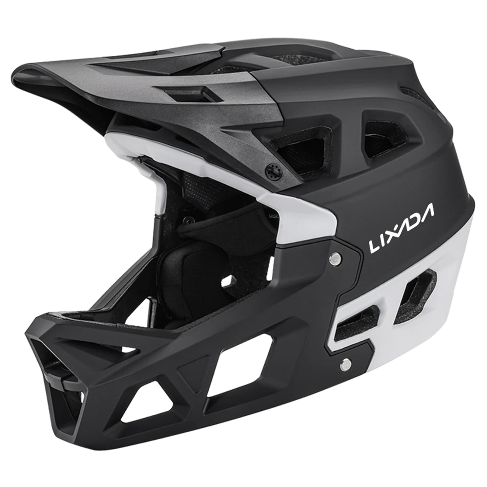 LIXADA Casque de VTT intégral léger pour adultes Casque VTT de descente avec plus de 31 évents et do
