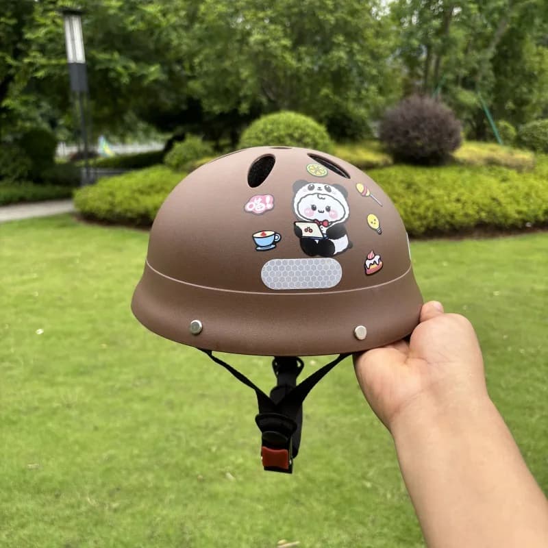 Casque pour enfants, demi-casque léger, respirant et confortable, casque de vélo de sécurité Anti-ch