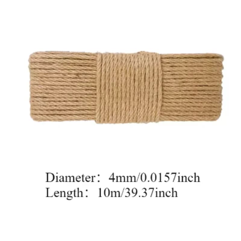 Corde en Sisal pour arbres à chat, jouet, cadre d'escalade, corde de remplacement pour aiguiser les