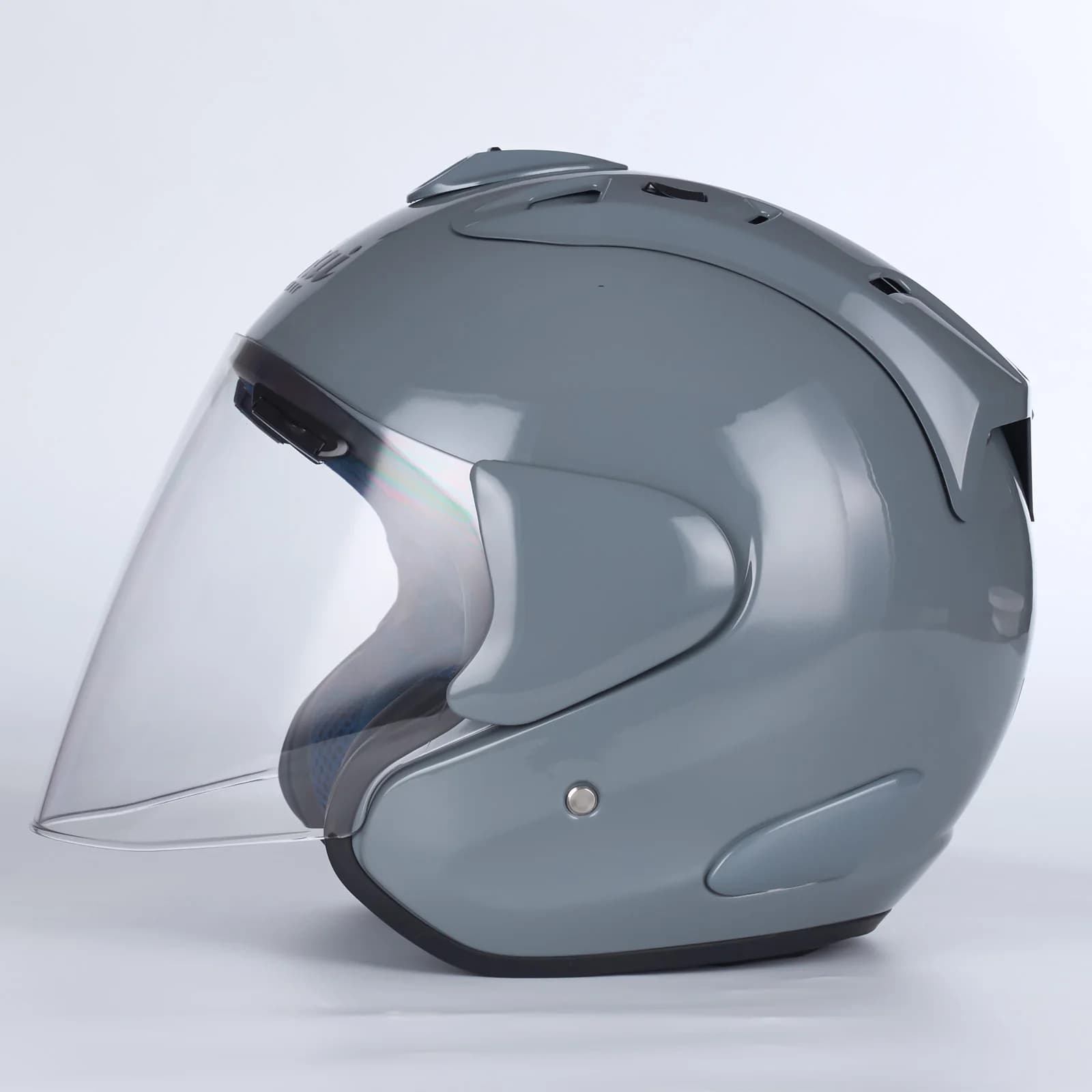 RAM4 gris demi-casque hommes et femmes moto tout-terrain casque d'été Cross Casco Capacete