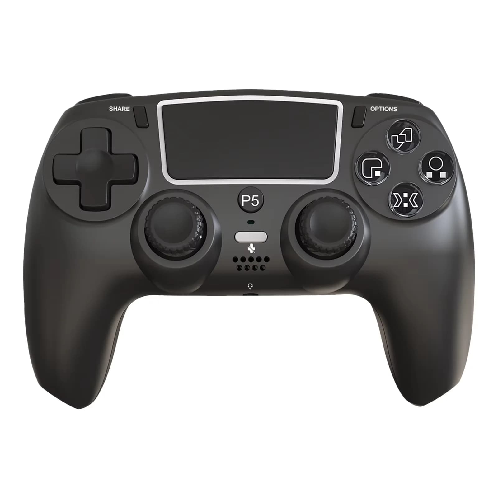 GAMINJA P55A – manette de jeu sans fil, contrôleur Bluetooth pour PS5, PC, Double Vibration, Joypad