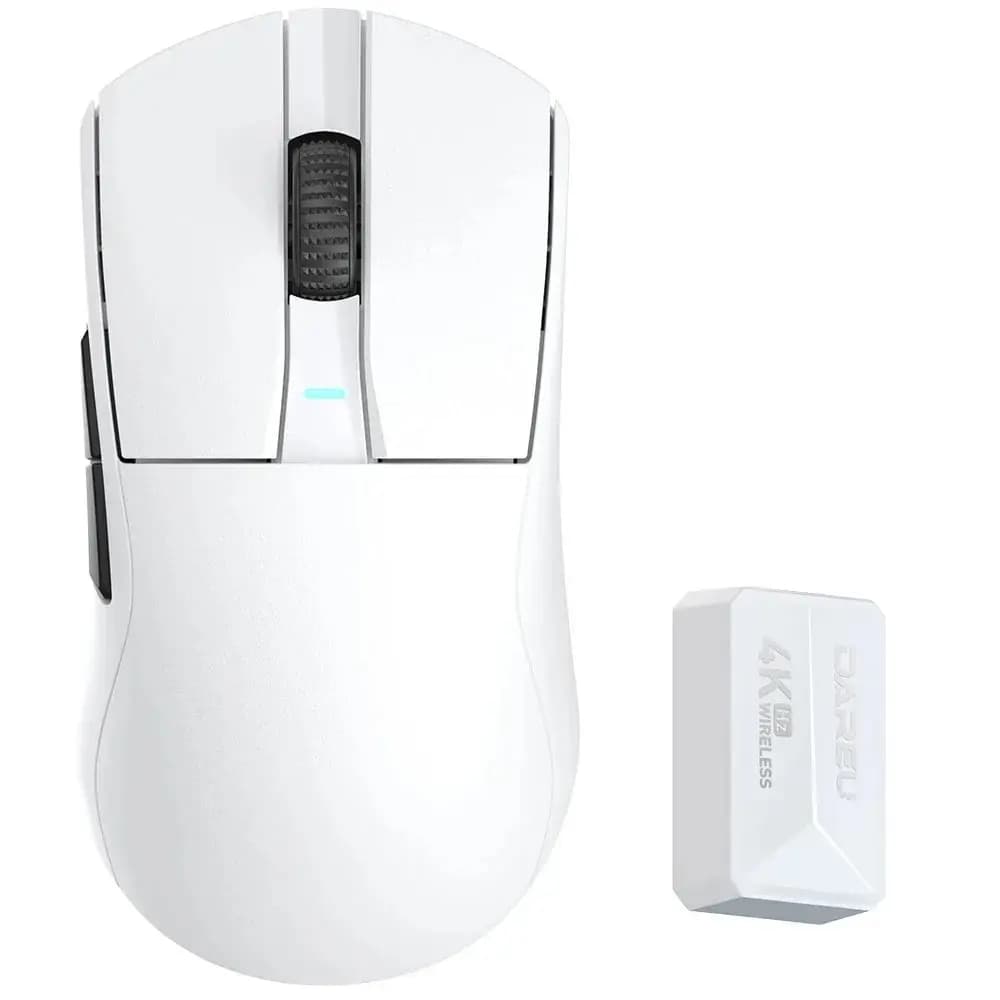 DAREU 4KHz Tri-mode 2.4G sans fil filaire PBT souris PAW3395 26000 DPI RGB 6 boutons programmables R
