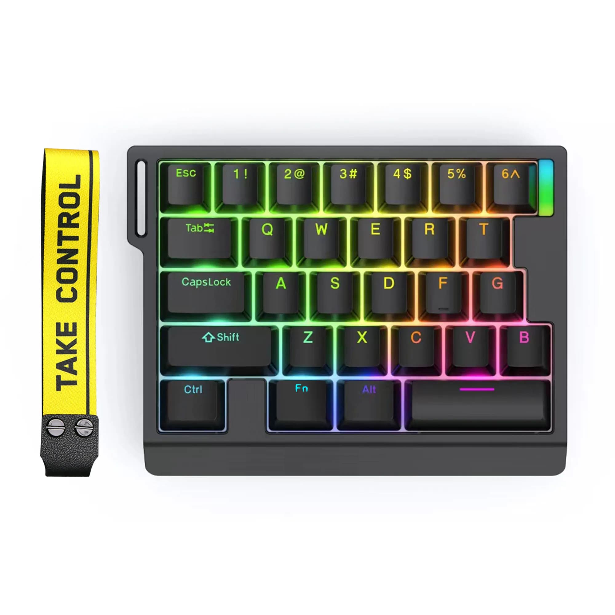HE30 clavier mécanique à une main 29 touches interrupteur magnétique vitesse intelligente déclencheu