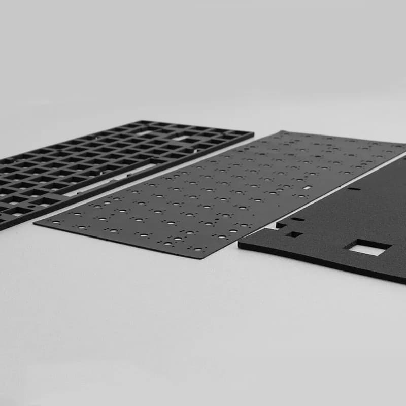 Inoue Poron – clavier mécanique en coton, réduction du bruit, fond en coton Sandwich, coussin d'axe