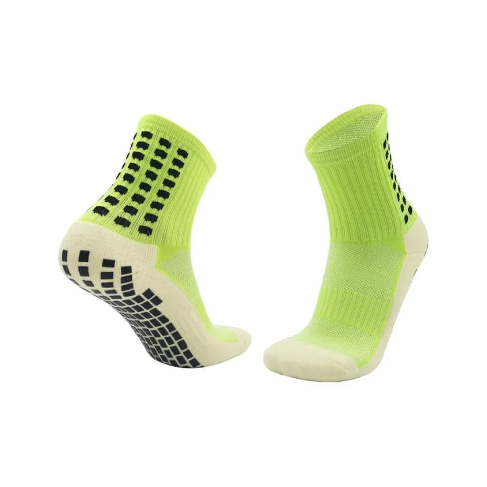 1 paire de chaussettes de Football antidérapantes, chaussettes de Football Marathon antidérapantes e