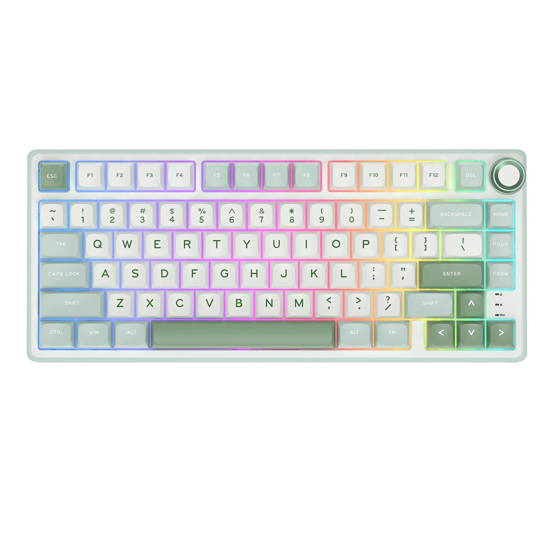 RK R75 Royal Kludge clavier mécanique filaire 80 touches 80% joint rvb rétro-éclairé clavier de jeu