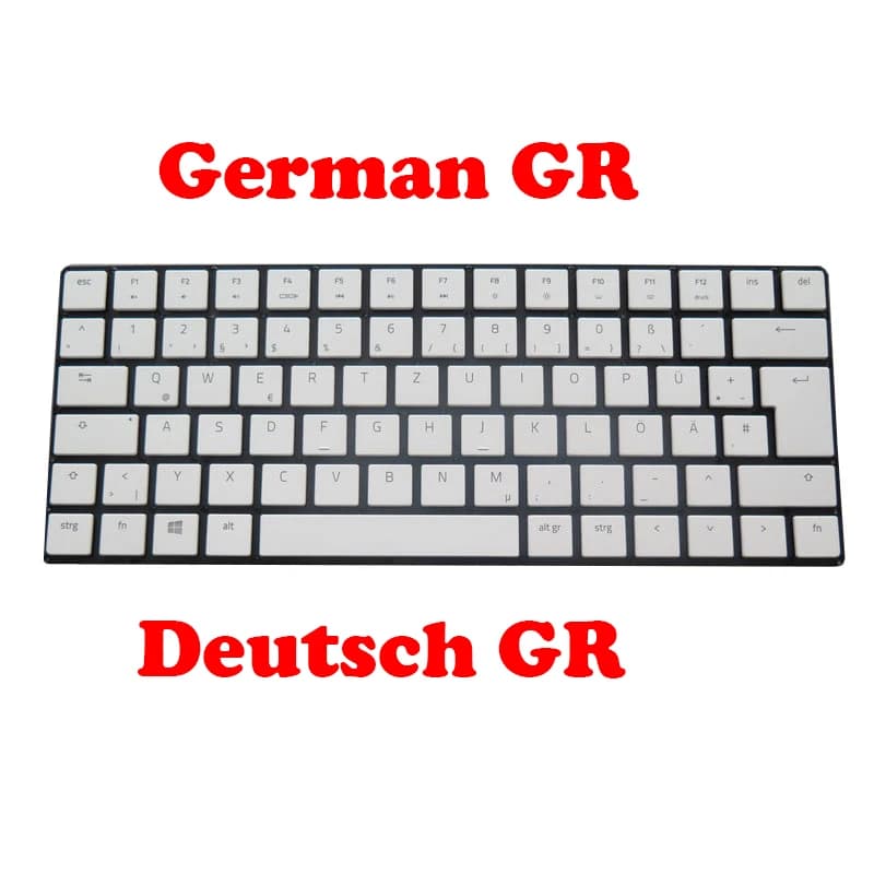 Allemand gaz/ Royaume-Uni Clavier D'ordinateur Portable Pour RAZER Blade 15 Advanced 2019 RZ09-0301