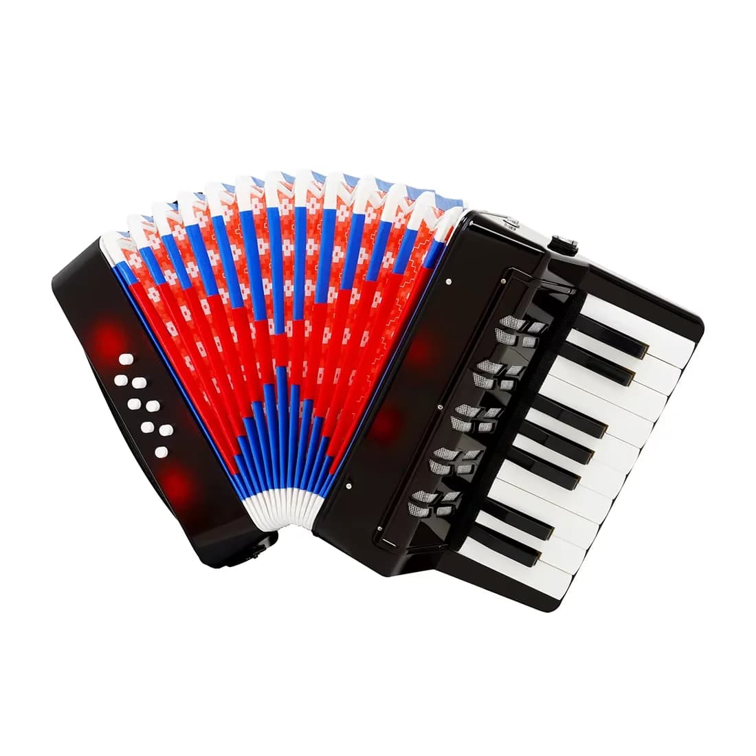 AR-60 accordéon 17 touches 8 basses vin foncé Instruments de clavier professionnels accordéon en cel