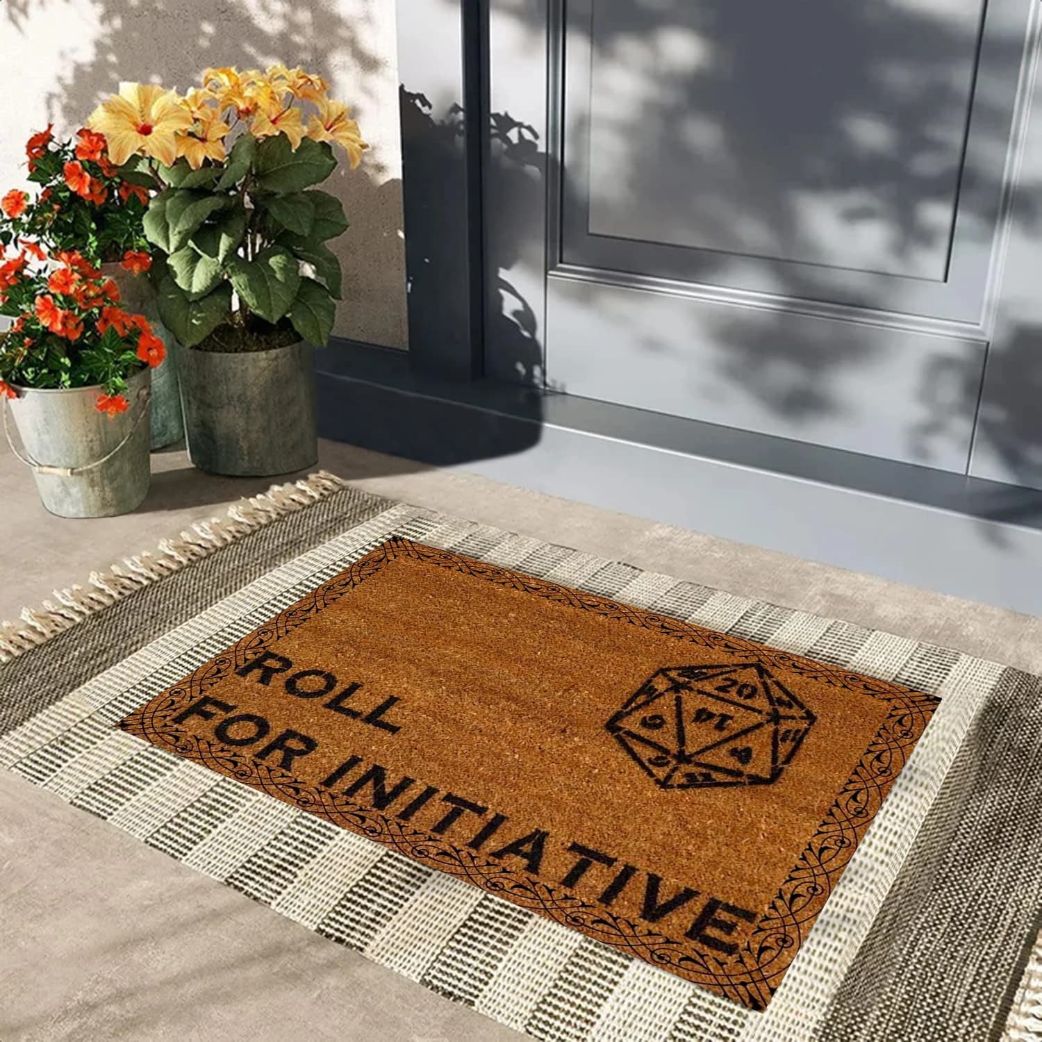 Paillasson en caoutchouc pour Initiative, tapis de salle de bains, de cuisine, de jardin, de porte d