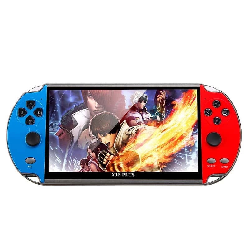 Console de jeu portable X12 Plus, écran HD de 7,0 pouces, lecteur audio-vidéo portable, jeux classiq