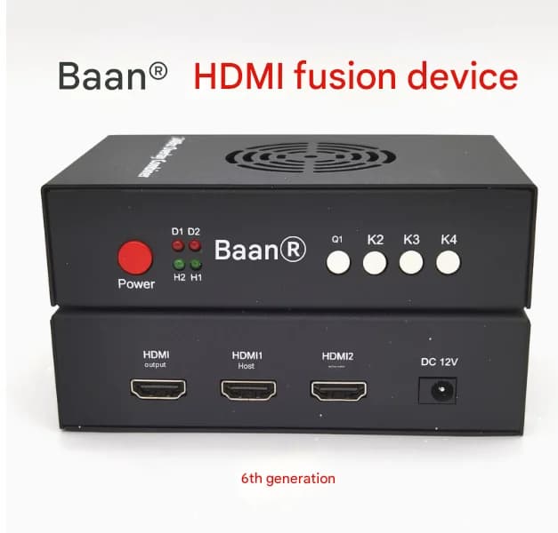 Baan-Processeur vidéo DMA, DP, HDMI, Kt240 Hz, boîte de superposition vidéo DMA, composants informat
