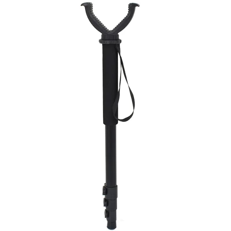 Accessoire de tir de chasse en aluminium, joug rotatif en forme de V, monopode, bâton de tir télesco