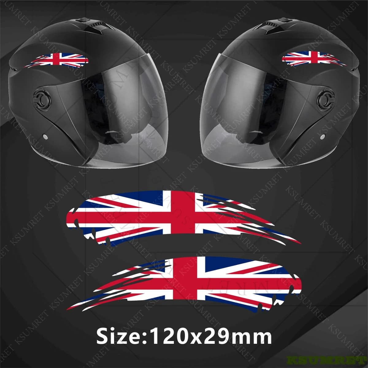 Autocollants réfléchissants pour moto, autocollants pour casque, réservoir, voiture, vélo, ordinateu