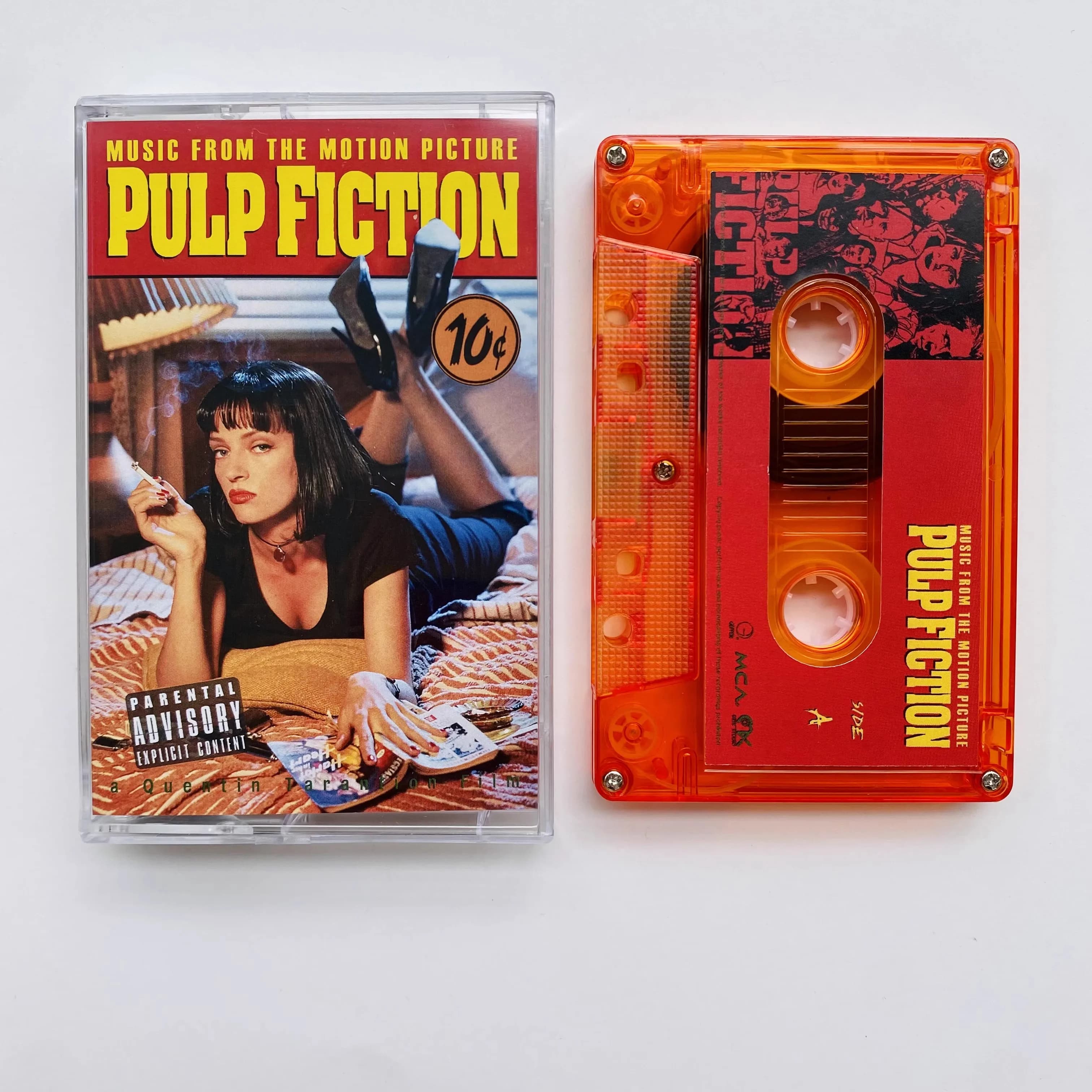 Album de musique classique Pulp Fiction, Mia Butch, Vincent Vega, Cassettes de cosplay, Boîte de ban
