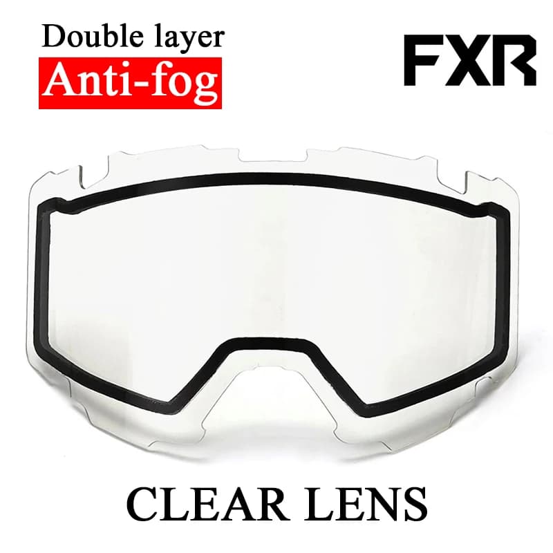 FXR lunettes de moto Double couche Anti-buée Motocross MX lunettes de soleil tout-terrain pour homme