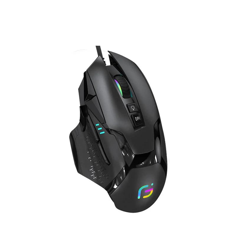 Souris de jeu filaire 12000 DPI programmation Macro réglable rétro-éclairage rvb conception ergonomi