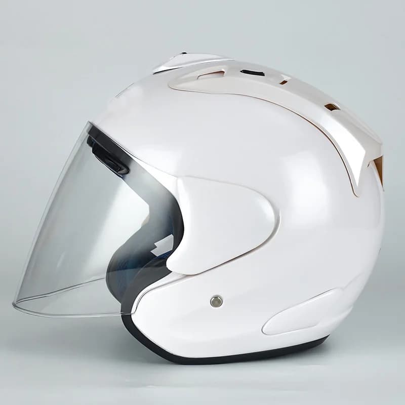 Casque de course de Scooter pour femmes et hommes approuvé ECE Casque de sécurité de moto à visage o