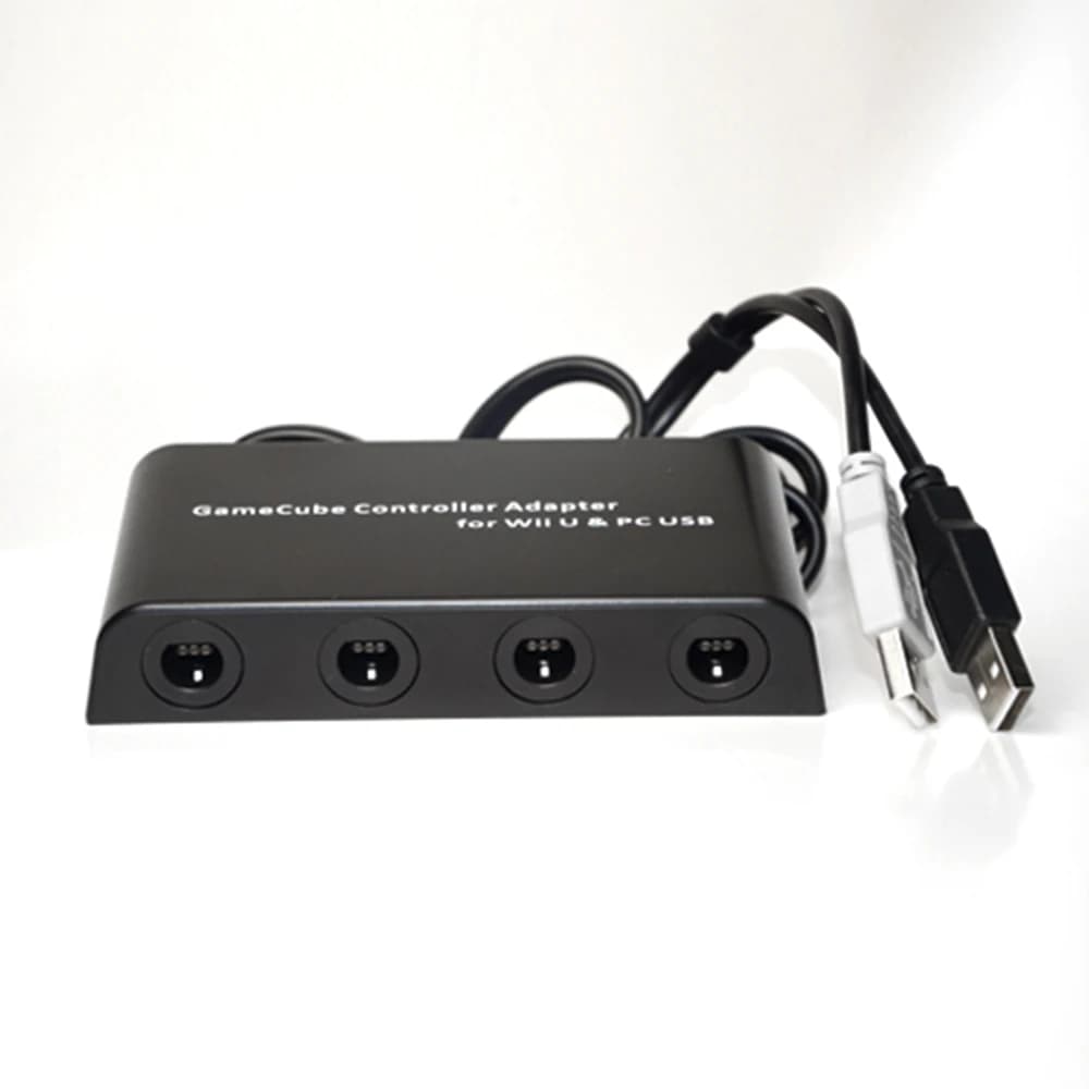 Adaptateur de manettes Gamecube Mayflash 4 ports pour Wii U/Nintendo Switch/PC USB W012 pour Switch Firmware V05 pour WINDOWS/LINUX
