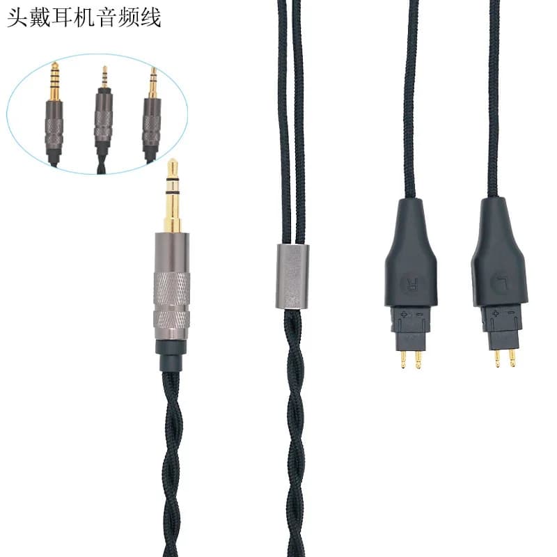 Câble d'écouteurs 2.5 3.5 4.4, câble d'équilibre pour Sennheiser HD580 HD600 HD650 HD660s, câble Audio 120CM, prise 4.4/3.5/2.5mm
