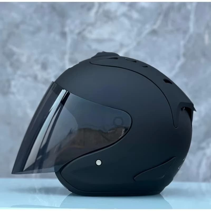 Ram4 noir mat demi-casque hommes et femmes moto tout-terrain casque d'été descente course montagne croix Casco Capacete
