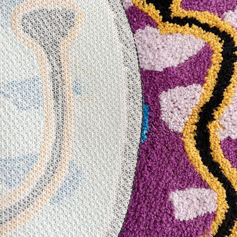 Avatar Smiley tapis touffeté doux en peluche tasse touffetée