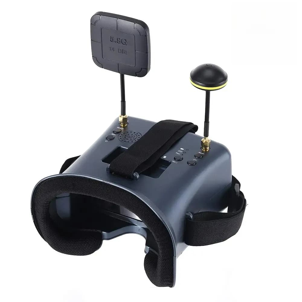 5.8G 40CH 4.3 pouces 800*480 casque vidéo HD DVR diversité FPV lunettes avec batterie pour EV800D RC modèle RC FPV Drone